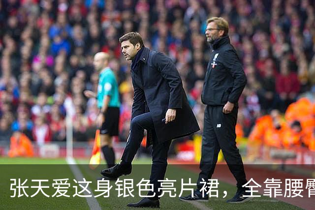 张天爱这身银色亮片裙，全靠腰臀那道弧线撑住